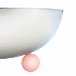 Temari Light Pink Footed Salad Serving Bowl