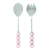 Temari Light Pink Salad Server Set
