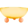 Temari Pink & Gold Footed Fruit Bowl