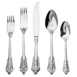 20th Century Baroque 18/10 Stainless Steel 20 Piece Flatware Set, Service For 4