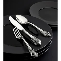 20th Century Baroque 18/10 Stainless Steel 20 Piece Flatware Set, Service For 4