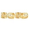 20th Century Gold Baroque Napkin Ring Set