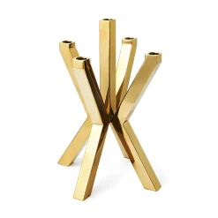 Thea Gold 5 Light Candelabra