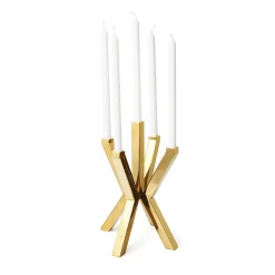 Thea Gold 5 Light Candelabra
