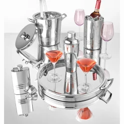 Top Shelf Double Walled Ice Bucket With Tong