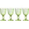 Twill Green White Wine, Set of 4