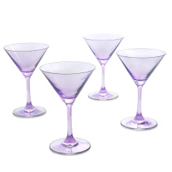 Veneto Amethyst Martini, Set of 4