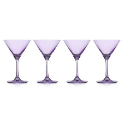 Veneto Amethyst Martini, Set of 4