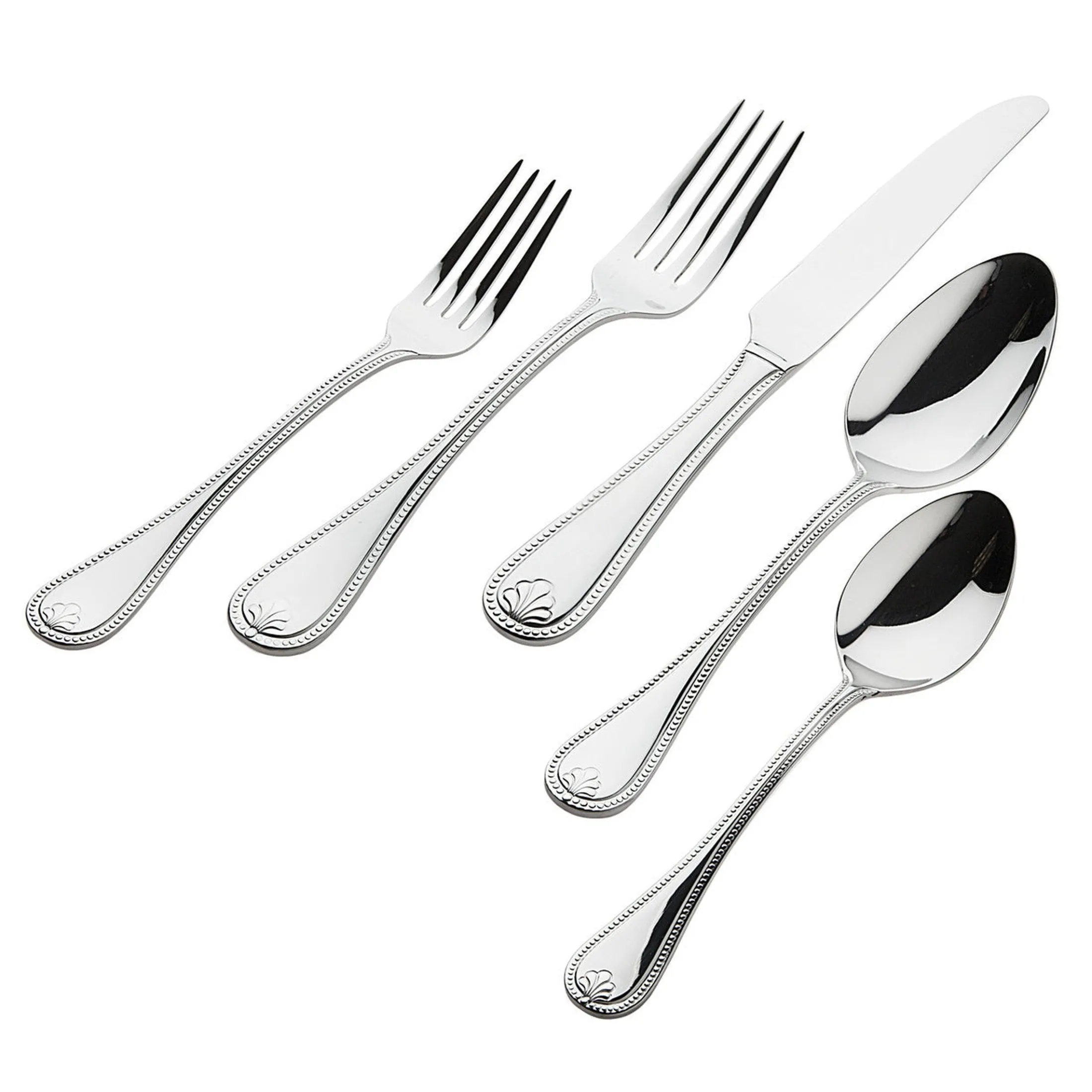 Venetzia Mirrored 18/0 Stainless Steel 20 Piece Flatware Set, Service For 4