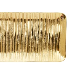 Wadi Gold Textured Rectangle Tray
