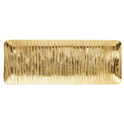 Wadi Gold Textured Rectangle Tray