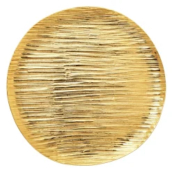 Wadi Gold Textured Round Tray