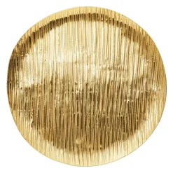 Wadi Gold Textured Round Tray