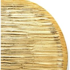 Wadi Gold Textured Round Tray