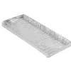 Wadi Silver Textured Rectangle Tray