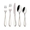 Wave Sandblasted 18/0 Stainless Steel 20 Piece Flatware Set, Service For 4