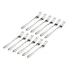 Wave Sandblasted 18/0 Stainless Steel Salad Fork, Set of 12