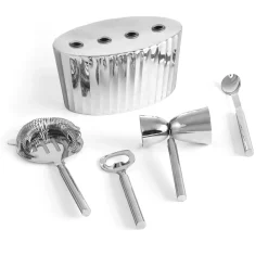 Waves Stainless Steel Bar Tool Set