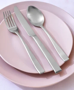 Wayland Matte 18/10 Stainless Steel 45 Piece Flatware Set, Service For 8