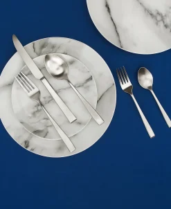 Wayland Matte 18/10 Stainless Steel 45 Piece Flatware Set, Service For 8