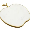 White Marble Apple Cheese Board