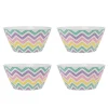 Zig Zag Melamine Cereal Bowl, Set of 4